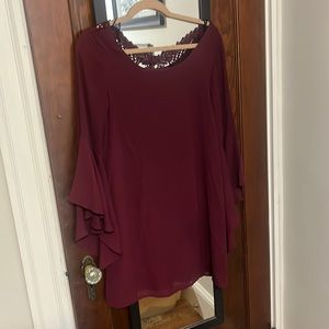 EUC Laceback Tunic Size M